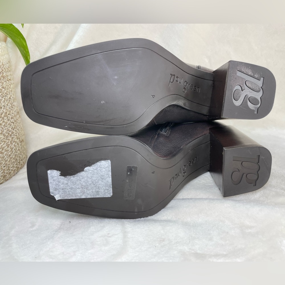 $500 Paul Green Nirvana Bootie Womens 6.5US Buckle Brown Leather NEW, (C‎ 332) - Picture 13 of 15